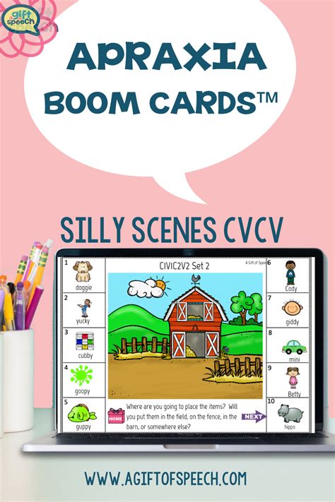 This Apraxia Resource Activity Includes Cvcv And Cvcvcv Words To