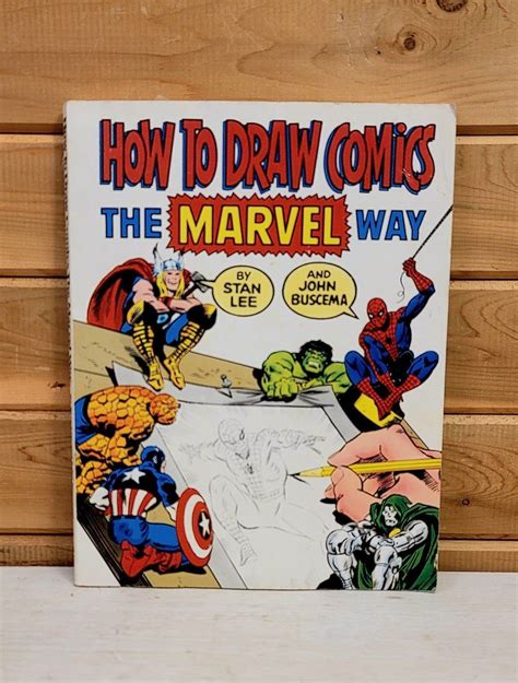 How To Draw Comics The Marvel Way Stan Lee Vintage St Fireside Edition