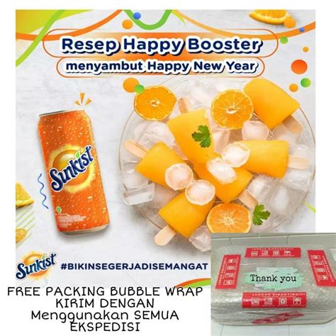 Jual Fn Sunkist Soda Can Ml Minuman Kaleng Karton Isi Kaleng