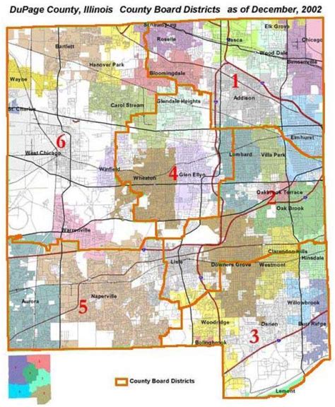 Map Of Dupage County Verjaardag Vrouw 2020