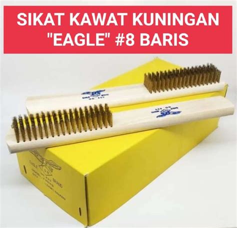 Sikat Kawat Kuningan EAGLE 8 Baris Lazada Indonesia