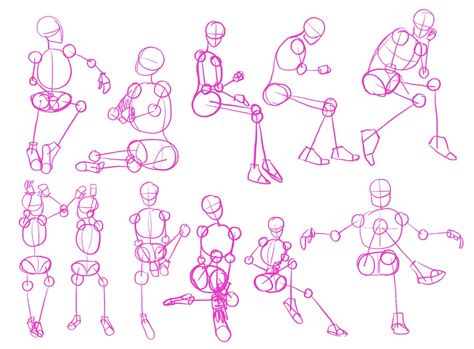 drawing poses sitting eloisamudawi