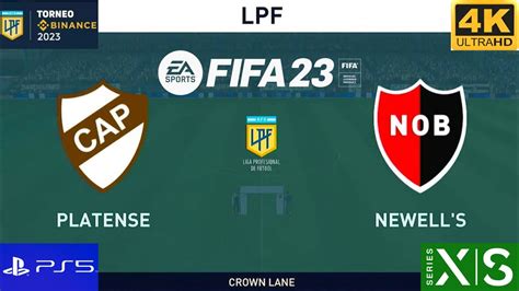 PLATENSE VS NEWELLS LPF J1 FIFA 23 YouTube