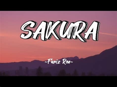 Sakura Fariz Rm Lirik Lagu YouTube