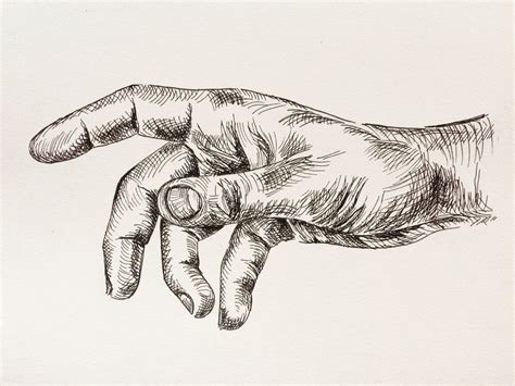 Shading A Hand Using Pen And Ink Erika Lancaster Artist Online Art