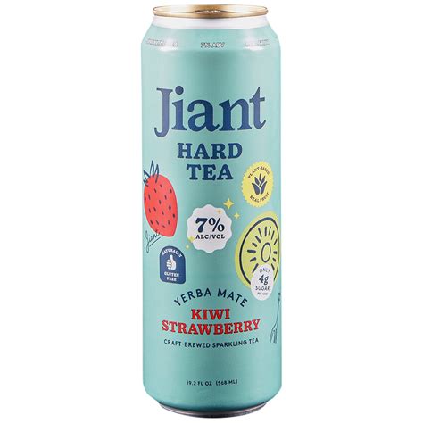 Jiant Kiwi Strawberry Hard Tea 19.2 oz Cans - Applejack