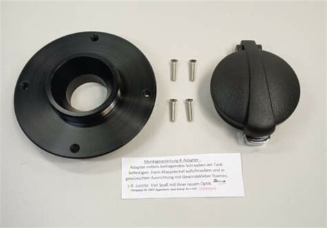 Tank Lid Monza Incl Adapter Black For BMW K75 K100 K1 New IN EBay