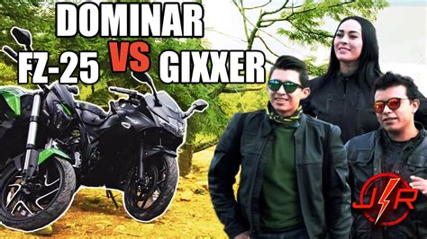 Bajaj Dominar Vs Yamaha Fz Vs Suzuki Sf Comparativa Blitz