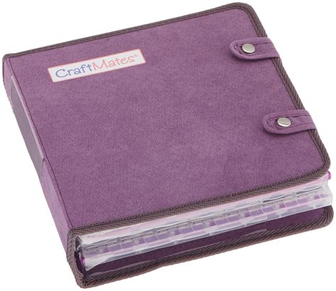 Craft Mates Lockables Ultrasuede Large Organizer Case Purple New Ebay