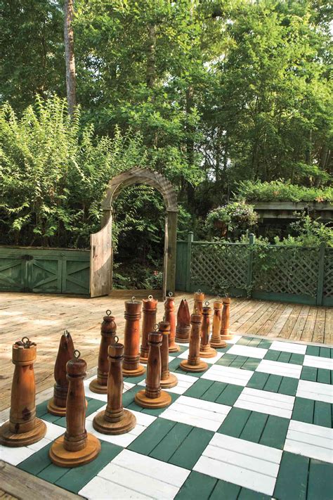 Diy Garden Chess Board Fasci Garden