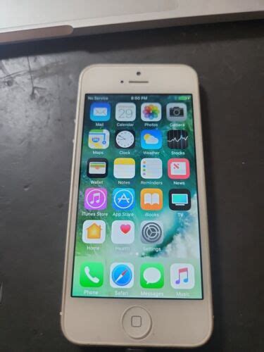 Apple IPhone 5 16 GB Silver White Verizon Single SIM Smartphone