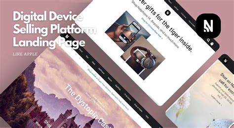 product website  apple template bubble