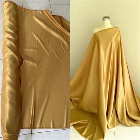 Jual Kain Satin Bridal Duchess Premium Ori Dutches Saten Dutchess