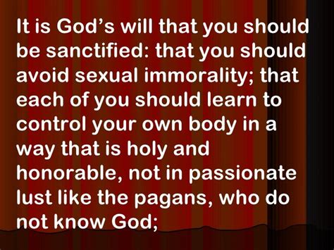 Scriptures On Sexual Purity