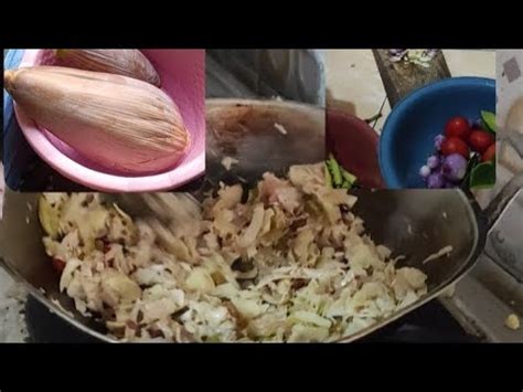 Cara Masak Oseng Jantung Pisang YouTube