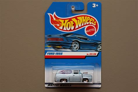 Hot Wheels 1999 First Editions 56 Ford F 100 Pearlescent Blue