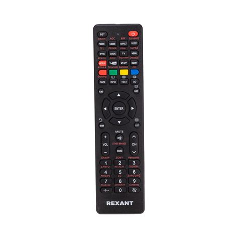 Пульт REXANT RX-708E для телевизора универсальный купить по цене 419 ...