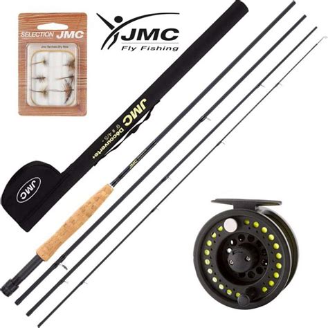 Kit Ca A Carrete Linea Jmc Decouverte Solomosca Tienda Pesca Mosca