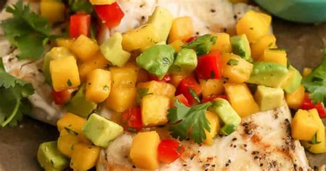 Grilled Mahi Mahi With Mango Salsa Recipe Samsung Food