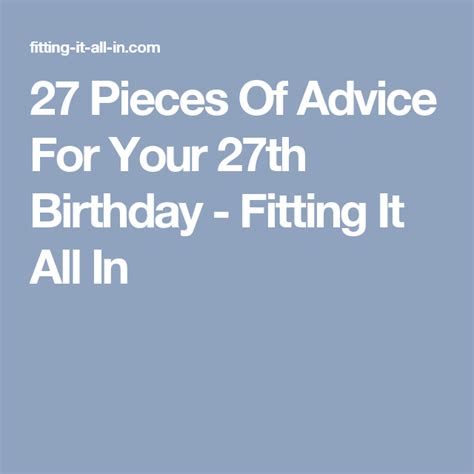 27 Years Old Birthday Quotes - ShortQuotes.cc