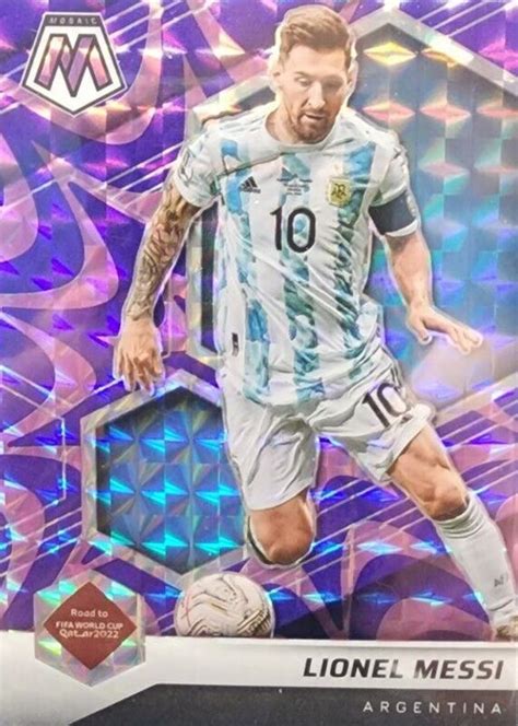 Lionel Messi 2021 Mosaic Road To FIFA World Cup 10 Reactive Purple