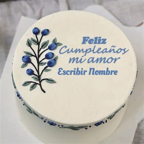 Escribir Nombre En Pastel De Cumplea Os Con Foto Feliz Cumplea Os