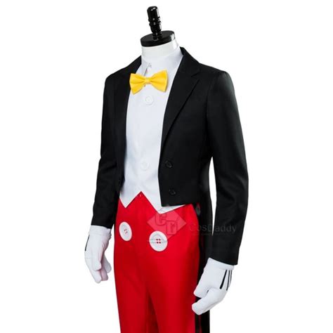 Disney Mickey Mouse Costumes Dinner Suit Tuxedo Halloween Cosplay Costumes