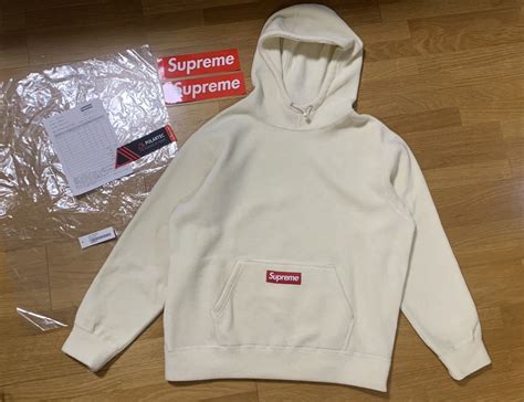 Yahooオークション 【付属品完備】supreme Polartec Hooded Sweatsh