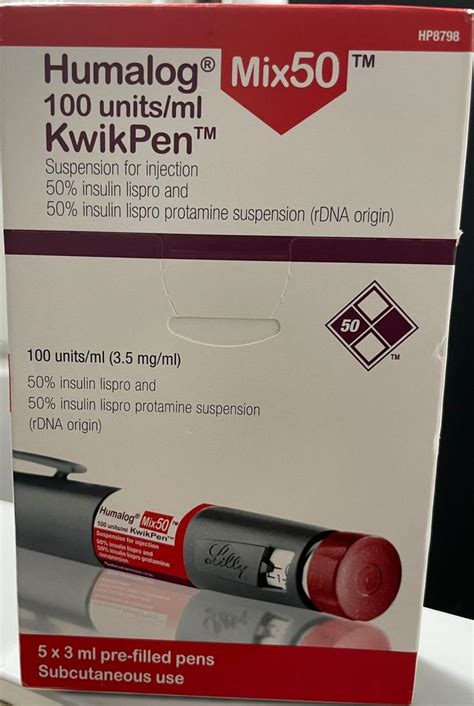 Humalog Mix 50 100 Kwik Pen Gardenia Pharmacy