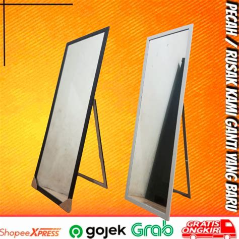 Jual KODE M64D Standing Mirror Cermin Berdiri Full Body Ukuran 35 X 127