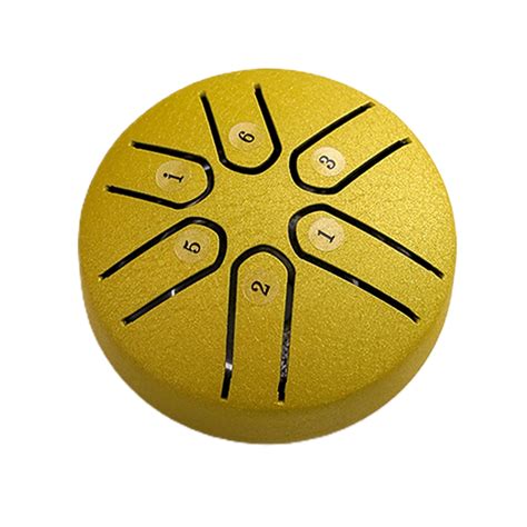 Esassaly Steel Tongue Drum 6 Notes Steel Drum Instrument With Drumstick