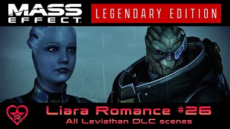 Liara Renegade Femshep Romance Part 26 All Leviathan Dlc Scenes