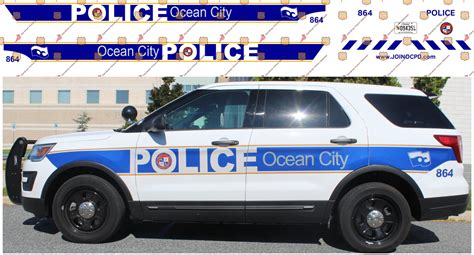 Ocean City Md Police Department — Cardinal Police Diecast