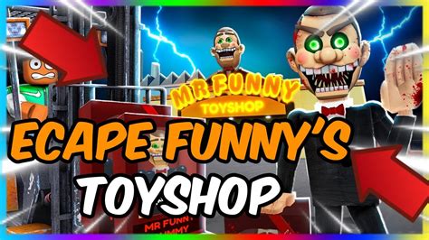 Escape Mr Funny S Toyshop Goosbumbs Obby Youtube