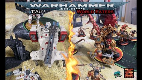 World Eaters Vs Empire T Au Warhammer 40k Rapport De Bataille V9