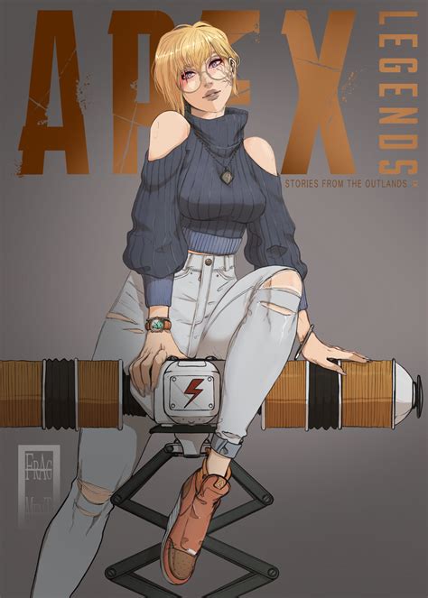 Artstation Apex Legends Wattson Feature Magazine Cover