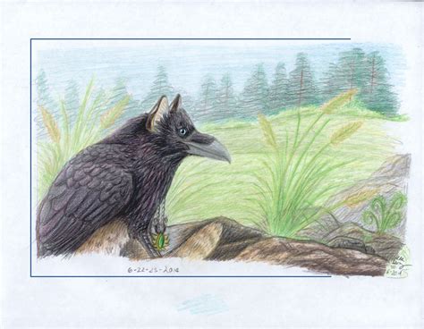 A Raven Gryphon By Whiskerfacerumpel On Deviantart