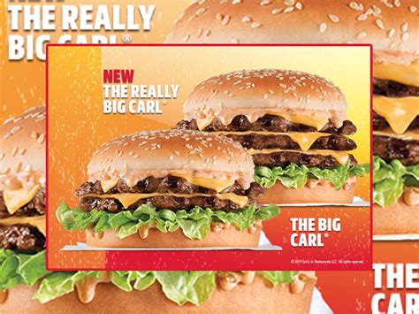 Carls Jr Unveils The Really Big Carl Chew Boom