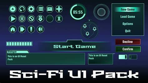 Artstation Free Sci Fi Ui Game Asset Pack Game Assets