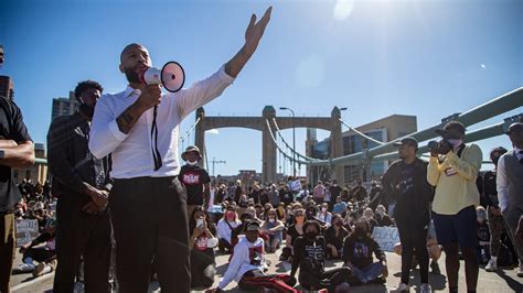 Royce White leads peaceful protest in Minneapolis in response to George ...