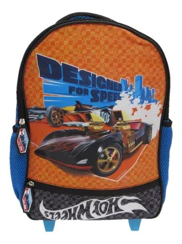 Hot Wheels Mochila Con Ruedas Ni O Cuotas Sin Inter S