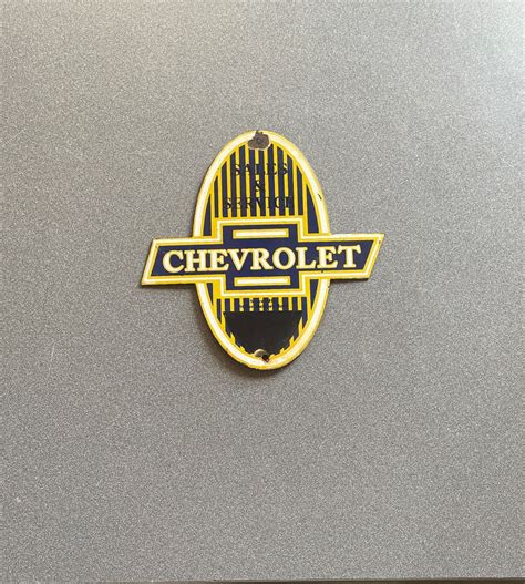 VINTAGE CHEVROLET CHEVY Porcelain Sign Car Gas Oil Truck - Etsy