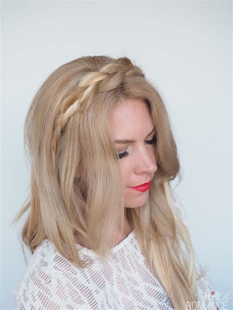 Braided Headband Hairstyle Tutorial Hair Romance