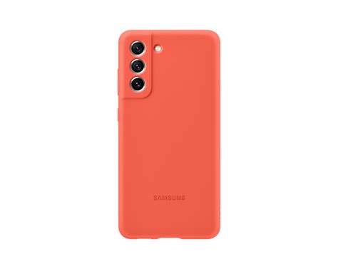 Coque En Silicone Galaxy S21 Fe Corail Samsung France