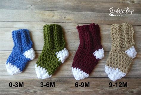 Crochet Baby Socks - Traversebaycrochet.com