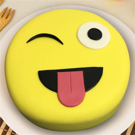 Crazy Face Smiley Cake Design Price FaridabadCake