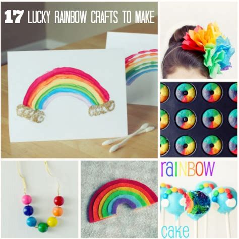 17 DIY Lucky Rainbow Crafts You'll Love - Make and Takes