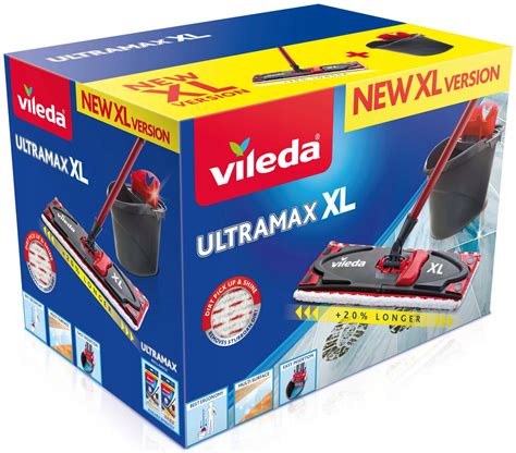 Vileda Mop P Aski Ultramax Xl Box Zestaw Wiadro Allegro Pl