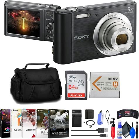 Amazon.com : Sony Cyber-Shot DSC-W800 Digital Camera (Black) (DSCW800/B ...