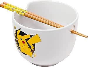 Amazon Silver Buffalo Pokemon Pikachu Japanese Text Ceramic Ramen